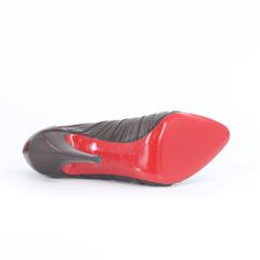 CHRISTIAN LOUBOUTIN BW42 4058 Inverness 100 Appollo Leather Pumps